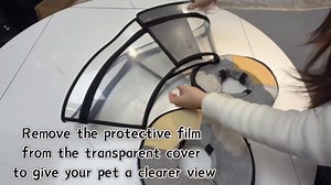 Sponge Core Dog Cat Cone Collar for After Surgery Recovery, Inflatable Dog Cone Alternative, Lainergie Dogs Donut Collar Adjustable with 2PCS Cover for Large Medium Small Dogs Cats (Grey+Yellow, XXL)