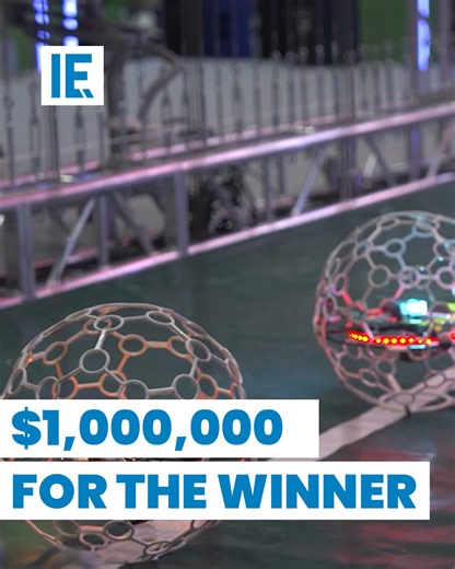 5.3K views · 145 reactions | Welcome to the world of drone soccer, a thrilling new sport showcased at CES 2024. Imagine a game where flying balls and hoops fill the air, but instead of magic, it's all about skillful drone piloting. Here's what you need to know. #ces #ces2024 | Interesting Engineering | Facebook