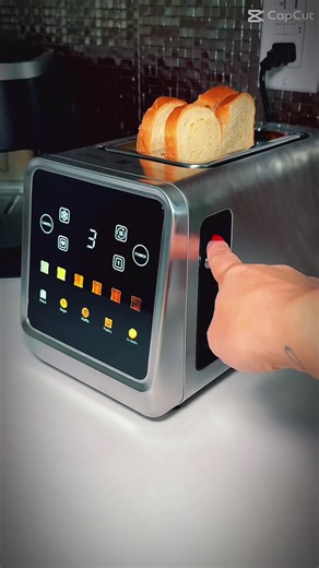 Toaster Touch Screen 2 Slice Stainless Steel, Digital Timer, 6 Bread Types, 6 Shade Settings, Extra Wide Slots, Bagel Cancel Defrost Functions • Touchscreen Toaster • Perfect Toast Every Time #tiktokshopcreatorpicks #holidayhaul #kitchenfinds #toaster #homeessentials
