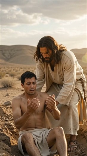 Jesus Helps a Man Beside an Ancient Skeleton 🙏✨ | Powerful Miracle Scene