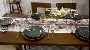Amazon.com: Folkulture Christmas Table Runners 90 Inches Long with Tassels, 100% Cotton Boho Table Runners for Bohemian Decor, Coffee Table Runners, Rustic Table Runner for Christmas Table Decoration (Very Merry) : Home & Kitchen