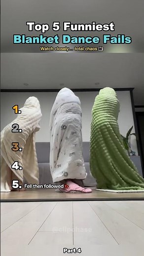 Top 5 Funniest Blanket Dance Fails Part 4