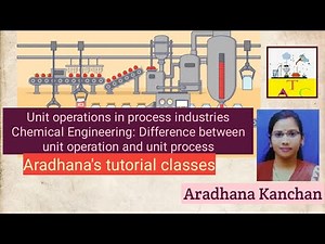 Unit operations in process industries - Chemical engineering