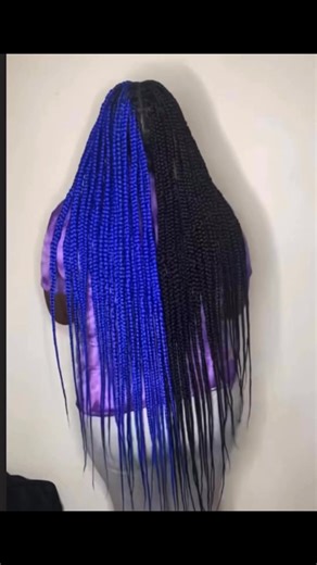 Some latest knotless braids to end the year with 🌸 | Rainbow hairstyles