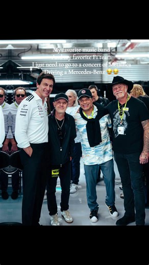 Metallica is the Mercedes-Benz of the Music 🎵 #formula1 #metallica #mytruelove