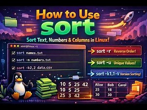 How to Use sort – Sort Text, Numbers & Columns in Linux!