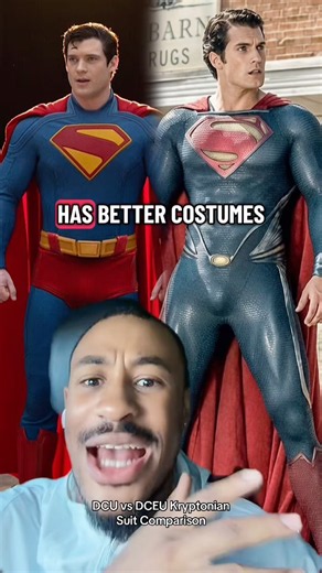 DCU vs DCEU Kryptonian Suit Comparison