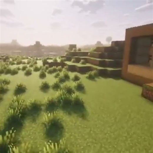 Minecraft Lofi Building With Shaders #shorts #minecraft