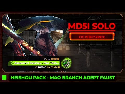 Heishou Pack Mao Branch Adept Faust - MD5I Solo [Limbus Company]