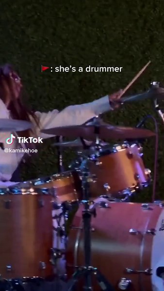 Talented Girl Drummer Performance