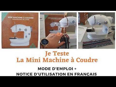 Mini Sewing Machine Gifi Portable - Tested Instructions for Use Instructions for Use Tuto HOMDAY