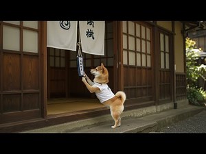 柴犬が働く食堂があるらしい。 #ai #aiクッキング #ai生成