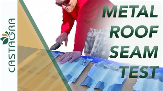 Metal Roof Seam Repair (Stop Leaks Easily) | Castagra Products, Inc.