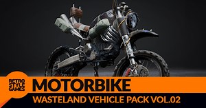 Post Apocalyptic Bike 3D Model | 3D Land | Unity Asset Store