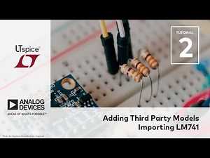 Adding Third Party Models | TI LM741 | Inverting Op-amp Circuit | Tutorial 2