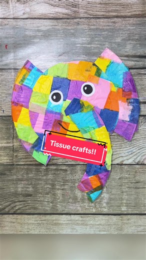 🎨Patchwork Tissue paper Crafts! 🫟💕 For these fun crafts you will need paper plates and tissue paper!! So simple and so colourful! 💚🩵💙❤️🩷💜💛🧡 #Craft #crafting #crafts #craftideas #kidscrafts