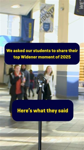 2025 has been filled with moments big and small We asked our students their top Widener moment of the year Their answers ranged from academic achievements, to milestones with their fraternities or sororities, to meeting friends (aww so sweet 🥰 ) We also took a look back at 2025 across the Widener community and came up with our own list. It was the year we went BIG and we realize that isn’t just a trend—it’s a tradition! Read more: https://www.widener.edu/news/news-archive/2025-year-widener-went