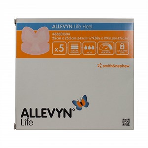 ALLEVYN Life Heel Foam Dressing with Adhesive Border