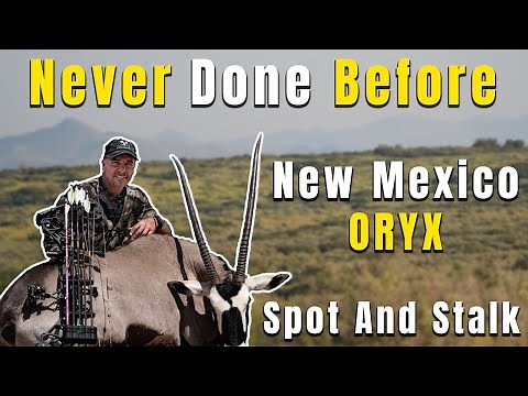New Mexico Oryx Hunt | Spot and Stalk with a BOW!