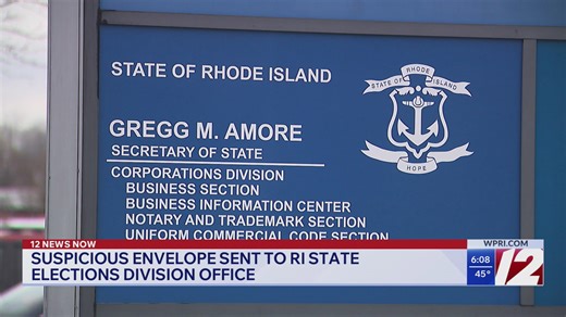 Suspicious powder found at RI Secretary of State’s office
