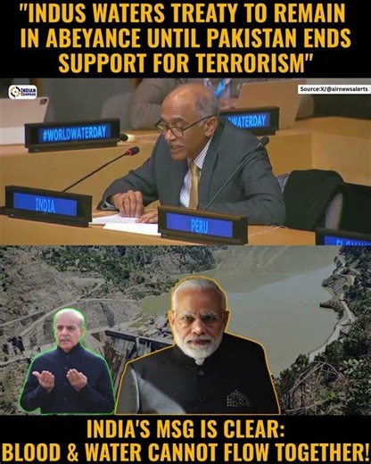 India Sends Clear Message On Indus Water Treaty To Pakistan #shorts #induswatertreaty