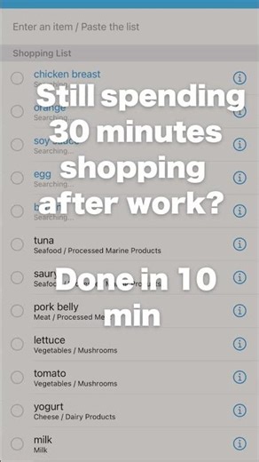 Never Lost Again! App Auto-Sorts by Store Aisle