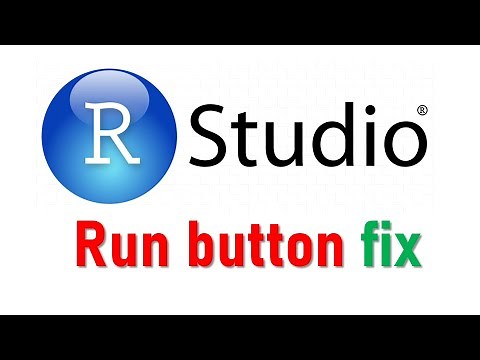 How to fix or restore missing RStudio run button and source pane