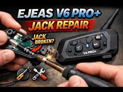 EJEAS V6 PRO+ Repair 2026 🔥| Mic & Speaker Fix Jack Broken