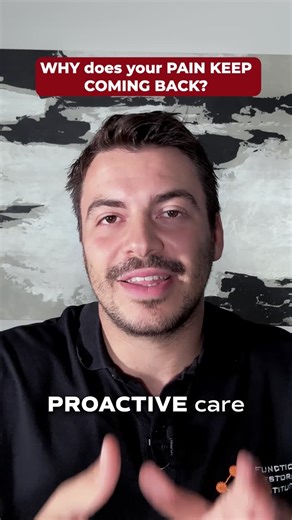 Functional Restoration Institute on Instagram: "Pain is not the problem. It’s just the signal that gets attention. In conventional medicine, pain becomes the focus. No pain means you’re fine. Pain means something must have broken. Function starts dropping long before pain shows up. Movement gets sloppy... Joints stiffen... This happens quietly, over months, even years. Reactive care waits for pain. Proactive care protects FUNCTION. If you want to stay ahead of your health, watch function. Not pa