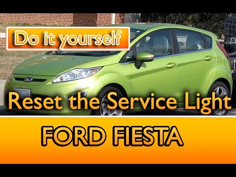 How to reset the service light on a Ford Fiesta