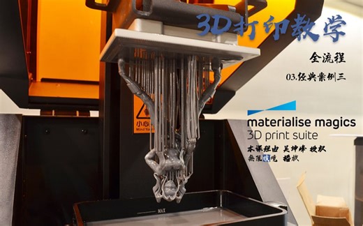 3D打印软件Magics 19使用教程_全流程 03.经典案例三