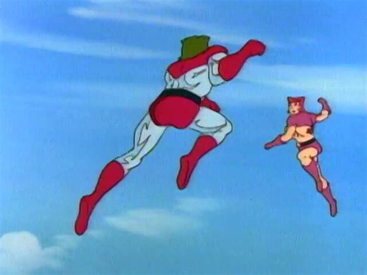 Captain Planet vs. Captain Pollution battle in the 90s Captain Planet and the Planeteers show.