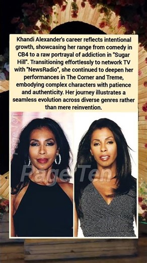 Khandi Alexander: Mastering roles with depth and authenticity #khandialexander #shorts