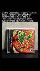 On the Dreamcast, Frogger 2 featured brighter graphics and smoother performance compared to the Play