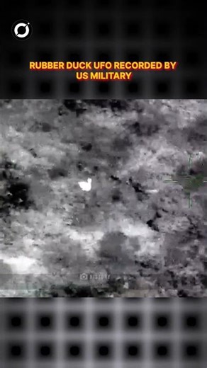 Mysterious Rubber Duck UFO Caught On Camera by US Military! #shorts #trending #viral #alien #uap