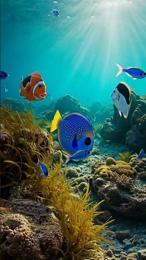 16 Ocean Fish 4K | Colorful Tropical Ocean Life | Underwater World #4k #aquarium #nature