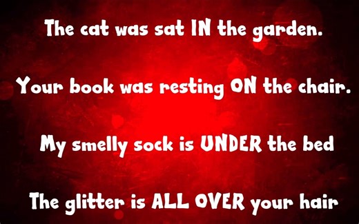 The Prepositions Song