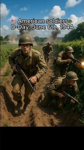 WWII US Paratroopers 🪂🇺🇸 Easy Company on D-Day, 1944 #shorts #ww2