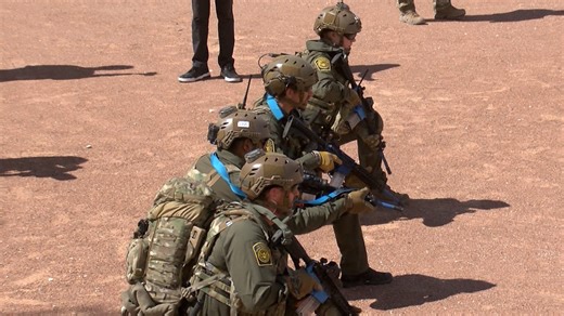 Border Patrol's BORSTAR unit trains agents in the El Paso Sector