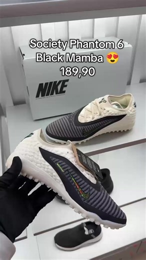 Chuteira Nike Phantom 6 Black Mamba