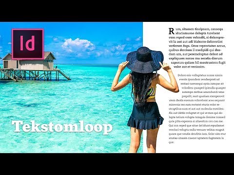 Tekst rond afbeelding laten lopen in InDesign (Tekstomloop / Text Wrap)