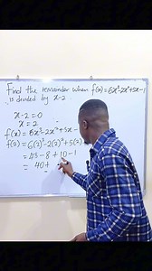 52K views · 1.9K reactions | Remainder Theorem | Esomnofu Online MATH | Facebook