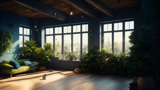 Living Room, Lounge, Couch. Free Stock Video