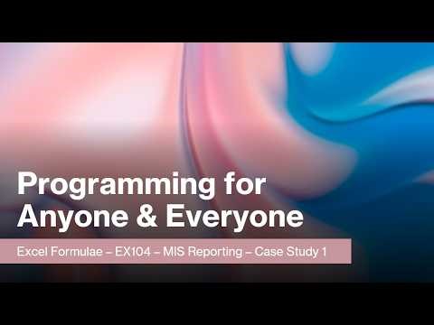 EX104: Excel formulae - MIS Reporting Case Study 1 (Hindi)