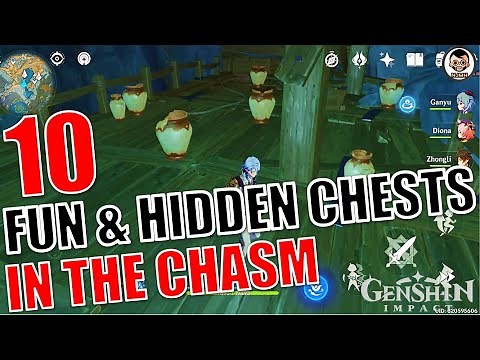 99% Players cant find these 10 Hidden & Fun Chests of the Chasm | Genshin Impact