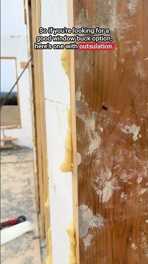 Outsulation Window Buck Option #windowbuck #insulation #icf #construction #newbuild