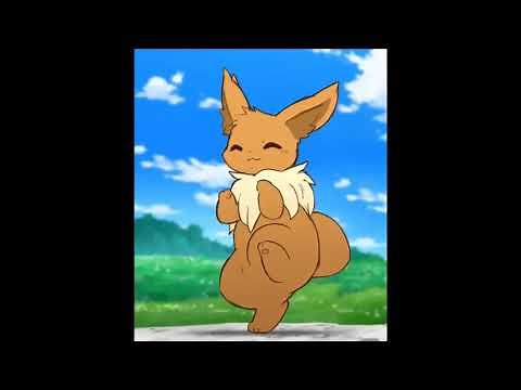 Eevee dancing to "Buttercup" 1 hour version