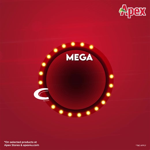 46 reactions · 4 comments | APEX MEGA SALE! Enjoy Mega Sale on selected products including new and trending items at Apex!​ - 20% - 60% OFF on selected products - 5% cashback up to TK. 300 on bKash payment ( Daily maximum of TK. 150 ) - Offer available at apex4u.com - New and trendy products at offer price Shop the sale at our official website. *Discounted products are subject to stock availability *T&C apply | Apex | Facebook