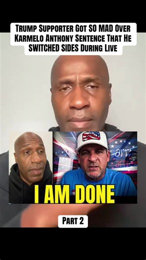 Trump Supporter Got SO MAD Over Karmelo Anthony Sentence That He SWITCHED SIDES During Live #breakingnews #news #US #karmeloanthony #trump