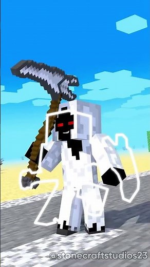 Help Old Herobrine become the Strongest Minecraft Short Animation Perfect Outlines #Shorts